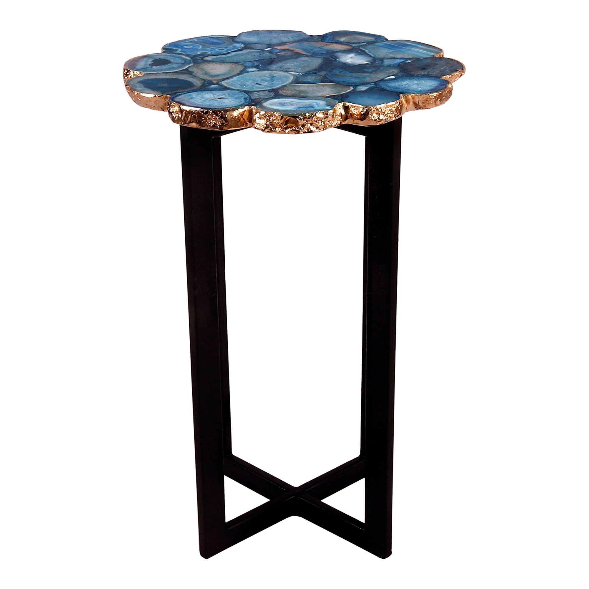 Azul Agate Accent Table - Thumbnail 2