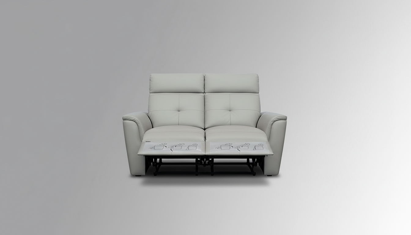 8501 - 2 Seat Loveseat With Manual Recliner