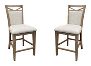Americana Modern Dining - Upholstered Counter Chair (Set of 2) - Cotton
