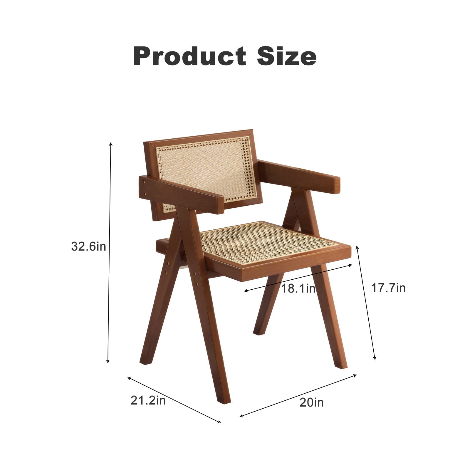 Modern Mid Century Dining Chairs - Thumbnail 3