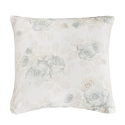 Rosaline - Linen Euro Sham - White