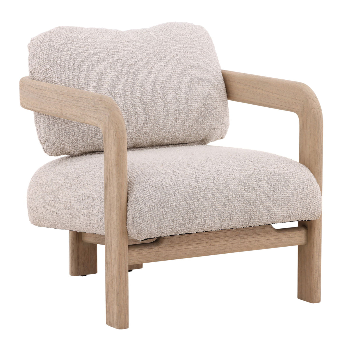 Chavez - Occasional Chair - Cream And Light Natural