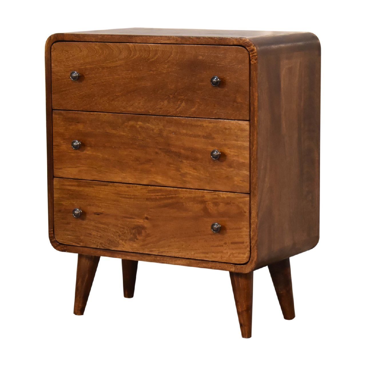 3 Drawer Mini Curved Chest