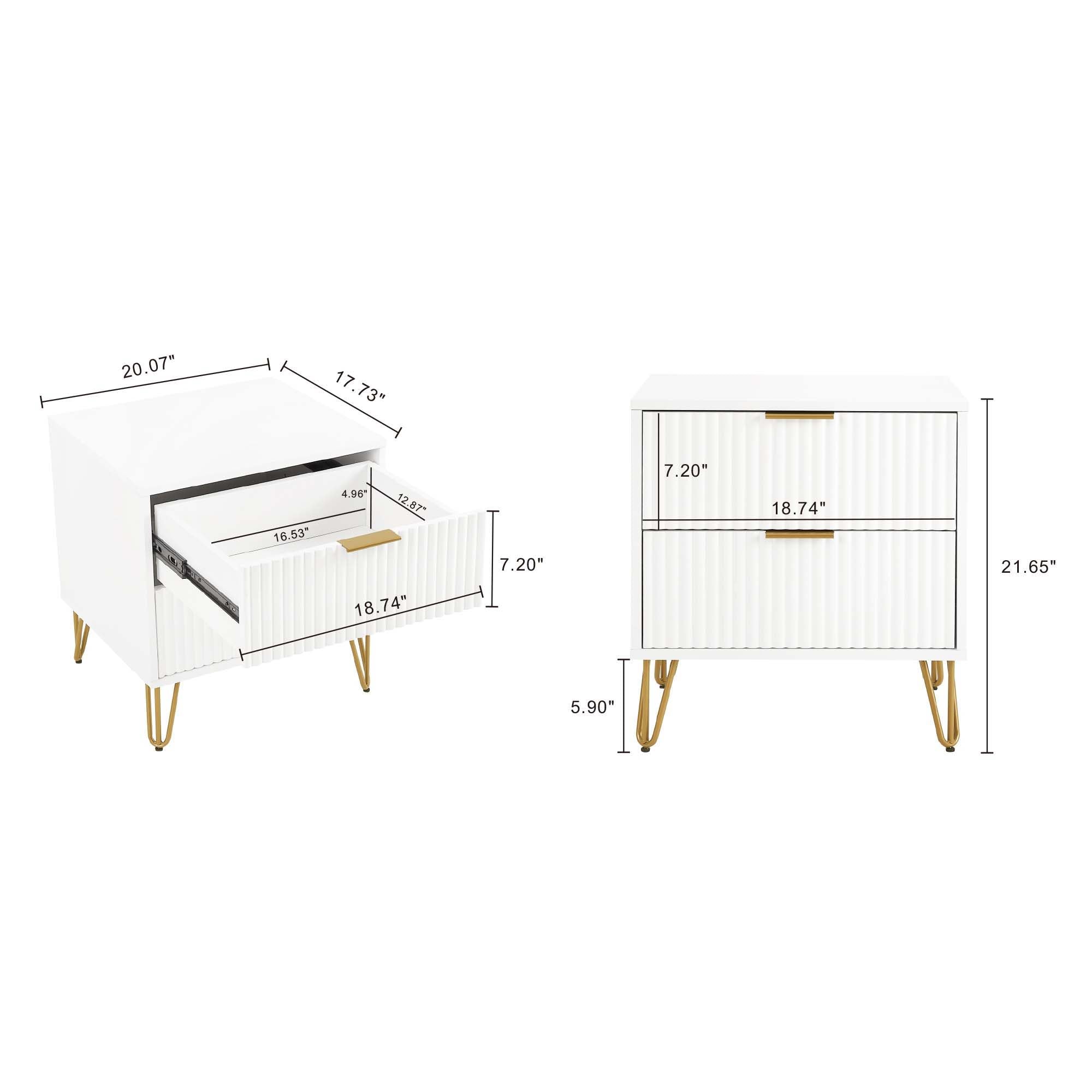 Dumbo - Nightstand With 2 Drawers