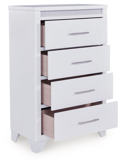 Jarlee - White - Four Drawer Chest