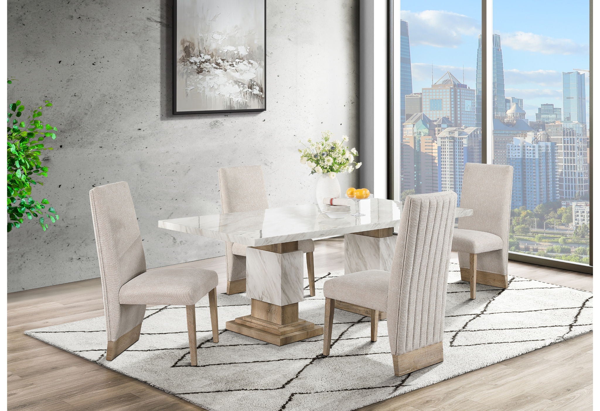 D12 - 5 Piece Dining Room Set - Thumbnail 4