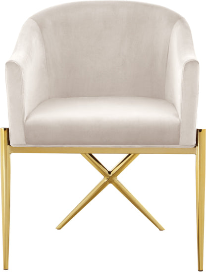 Xavier - Dining Chair with Gold Legs