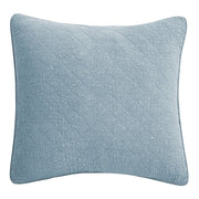 Cotton Gauze - Stonewashed Euro Sham - Mineral Blue