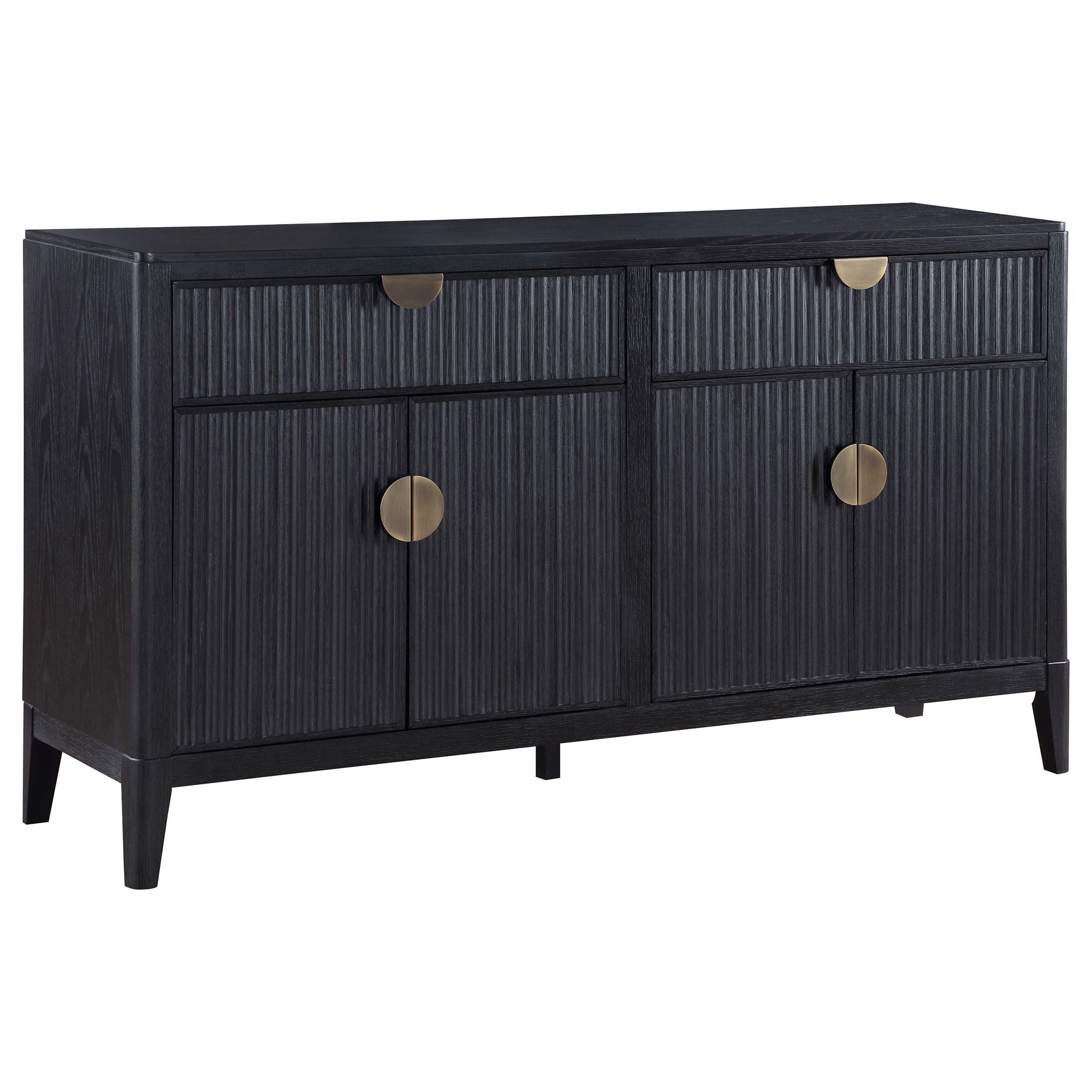 Mason - 2 Drawer Sideboard Storage Furniture - Black