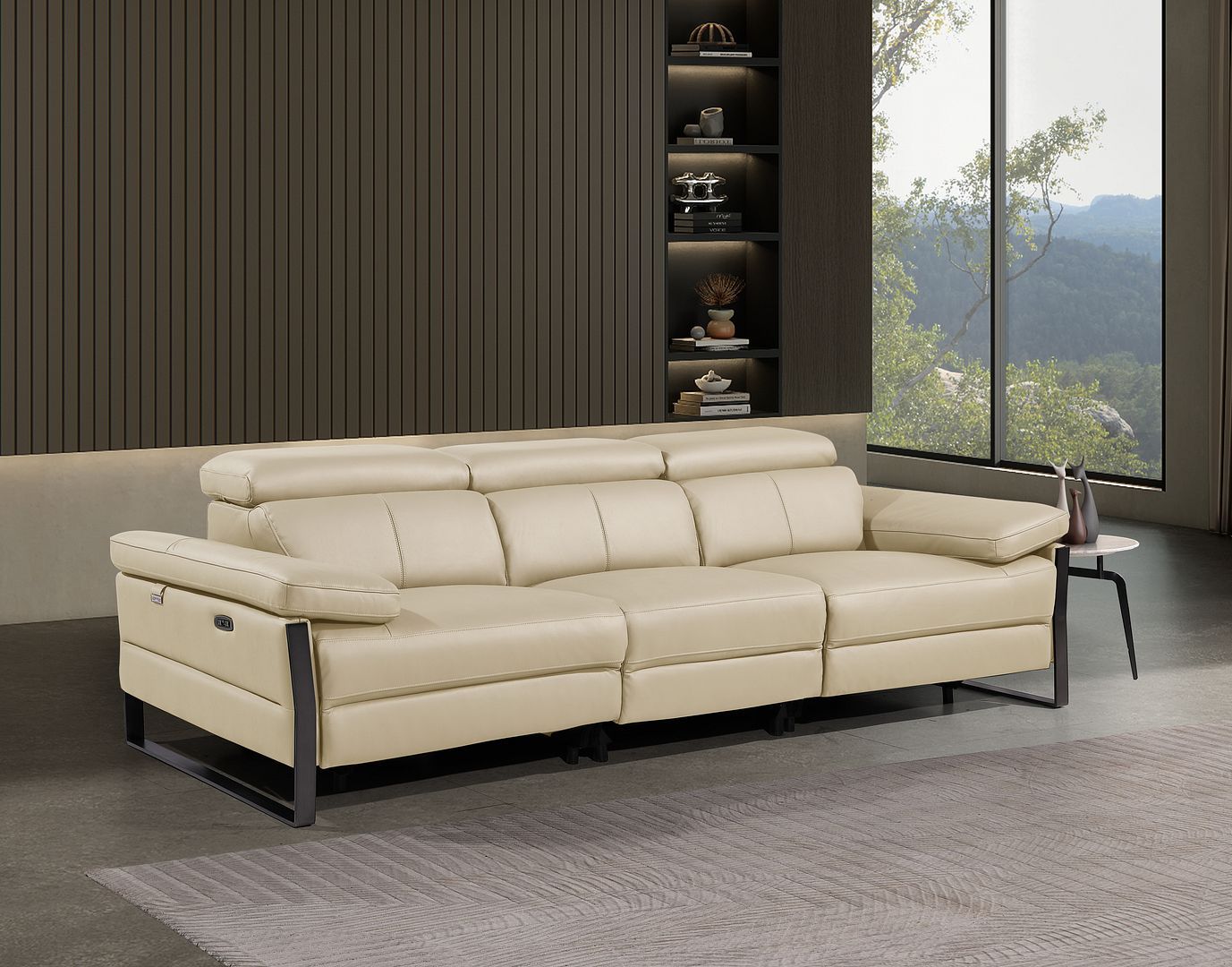 1246 - Modular Power Dual Reclining Sofa With Power Reclining Headrests