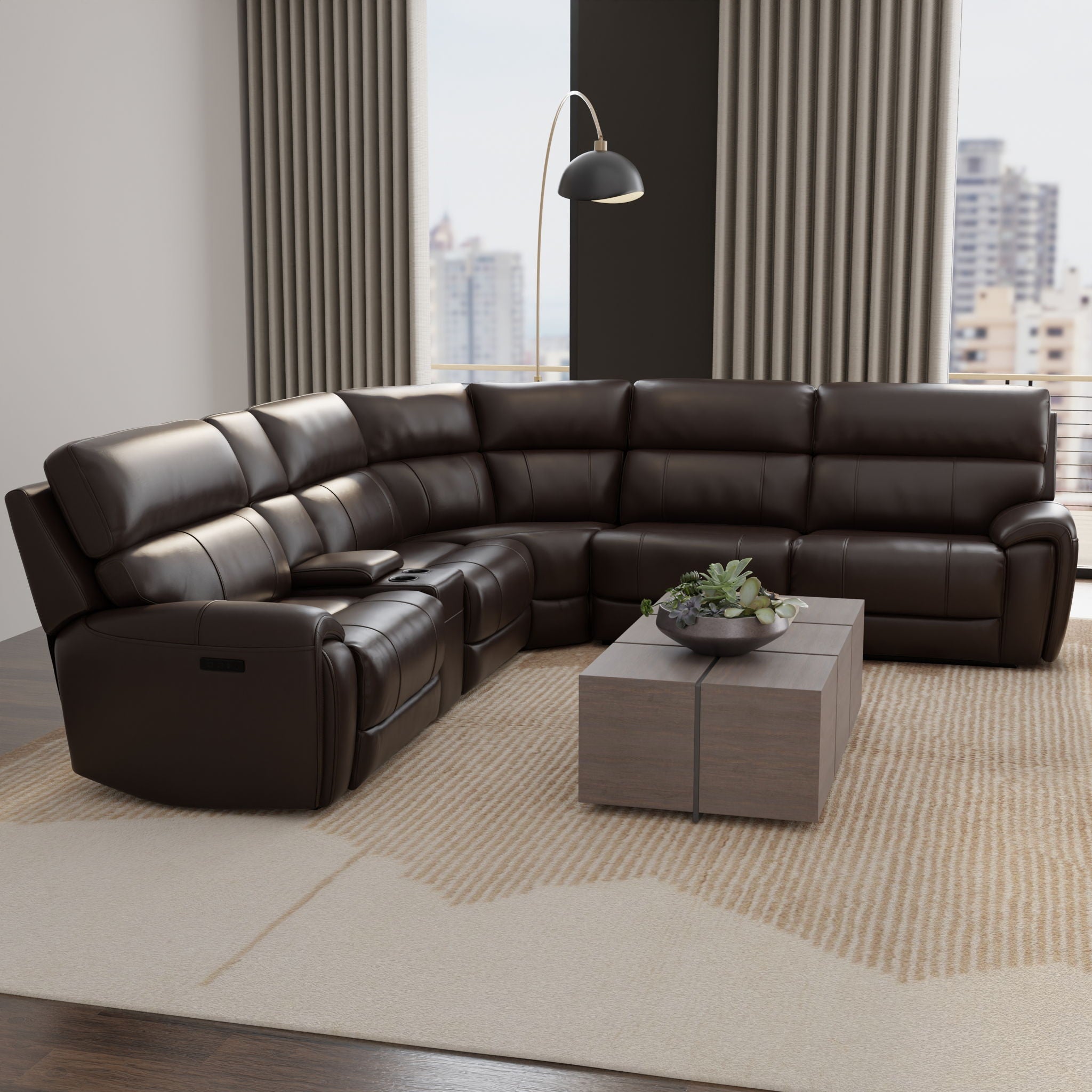 Better Home Furniture and Mattress Brazil Power Sectional