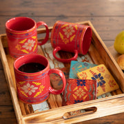Bonita - Bonita Mug & Coaster Set (Set of 8) - Multi Color
