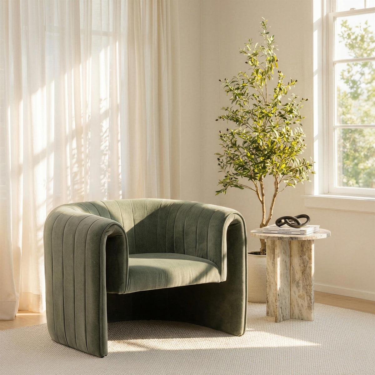 Peter - Side Table - Neutral Tones