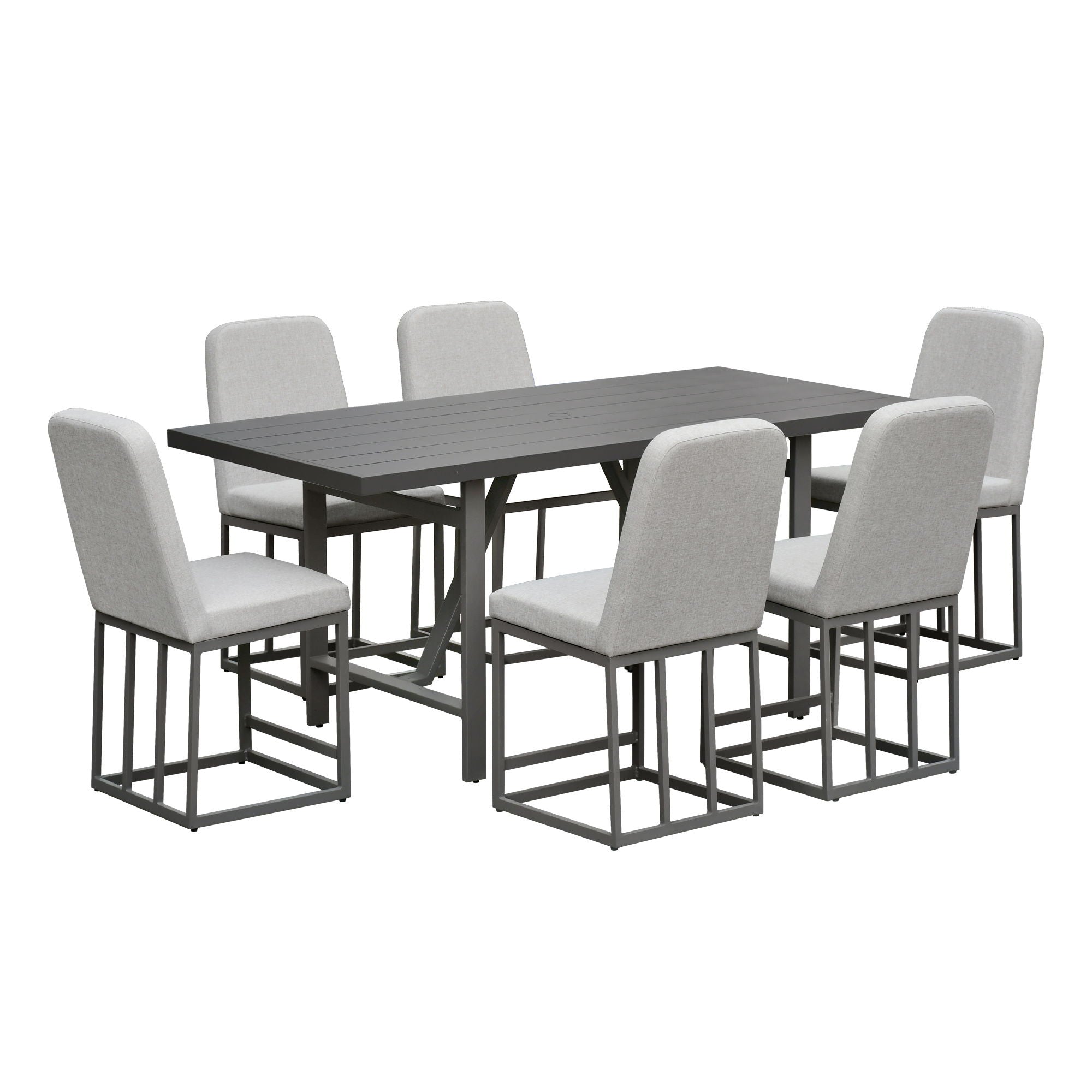 Navarro - Outdoor Dining Counter Table - Mocha