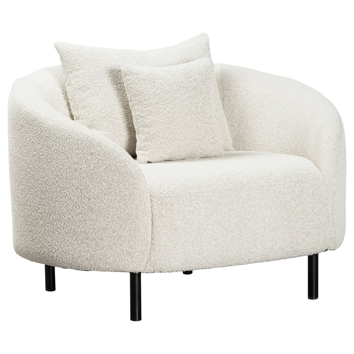 Rani - Occasional Chair - Light Sand With Black