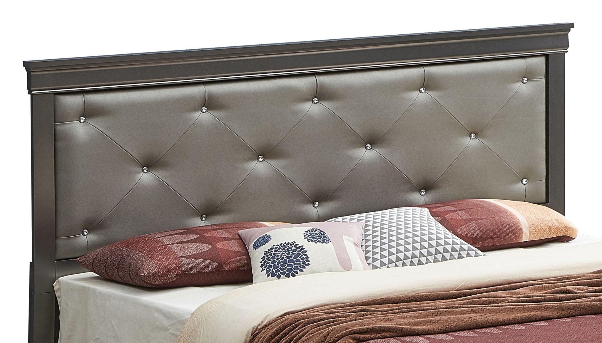 Glory Furniture - Lorana - Upholstered Bed With LED