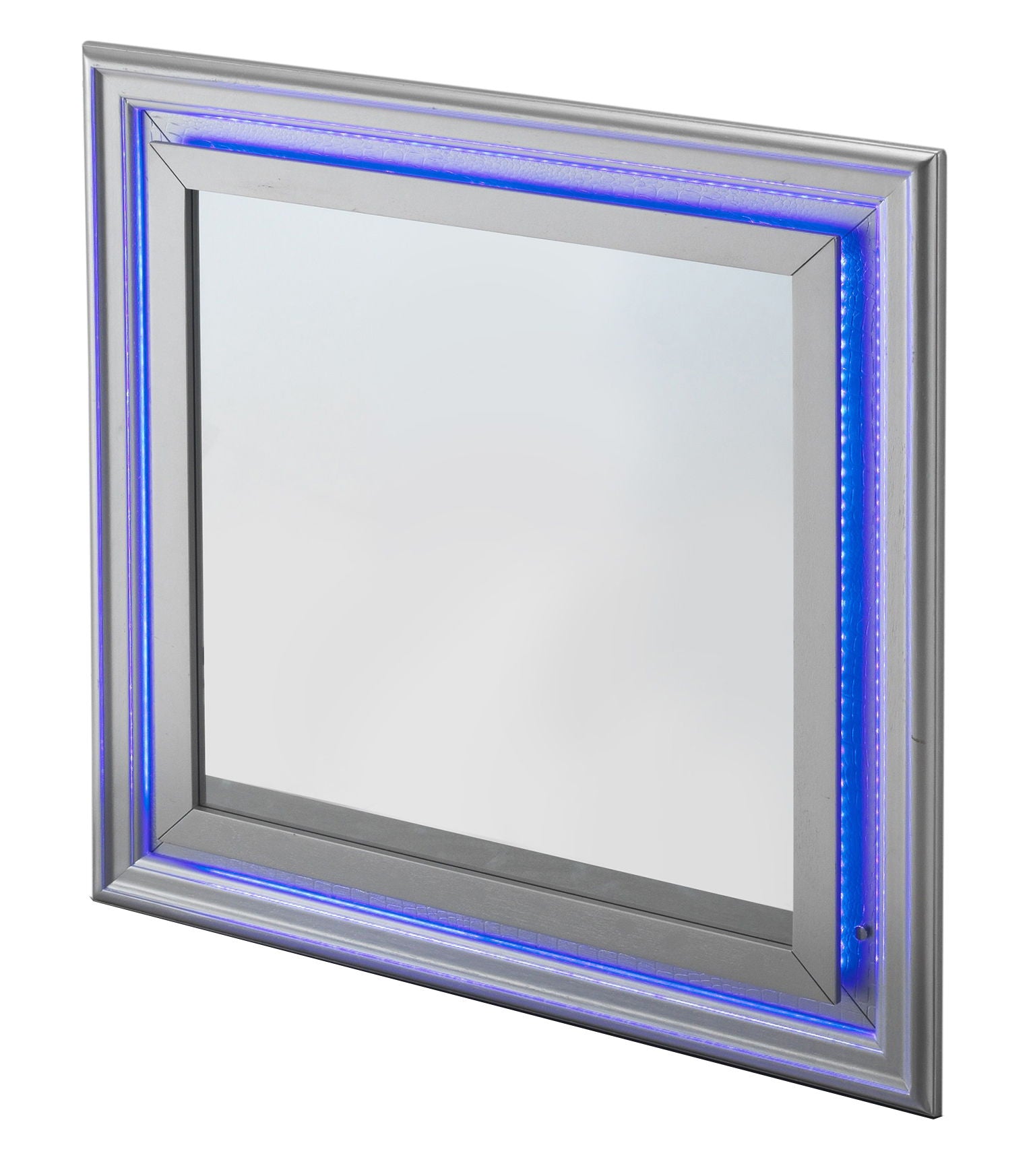 Lorana - 38" Mirror WIth LED - Silver Champagne