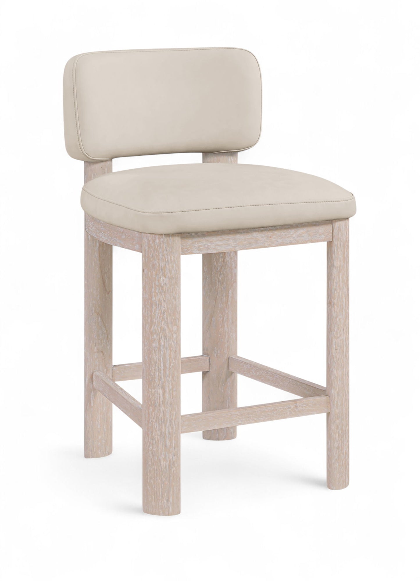 Paloma - Faux Leather Upholstered Counter Stool (Set of 2)