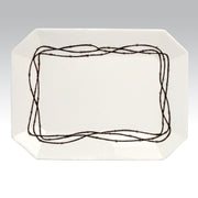 Rustic Barbwire - Barbwire Serving Platter - Cream