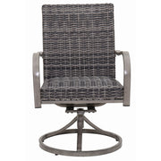 Outdoor Swivel Dining Chair (Set of 2) - Gray