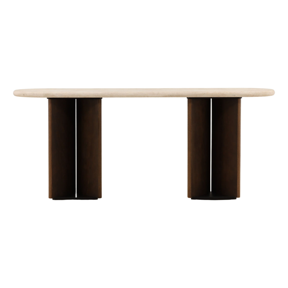 Oja - Console Table - Brown And Cream
