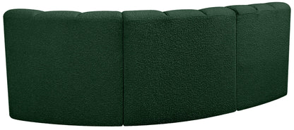 Arc - Boucle Fabric 3 Piece Sofa