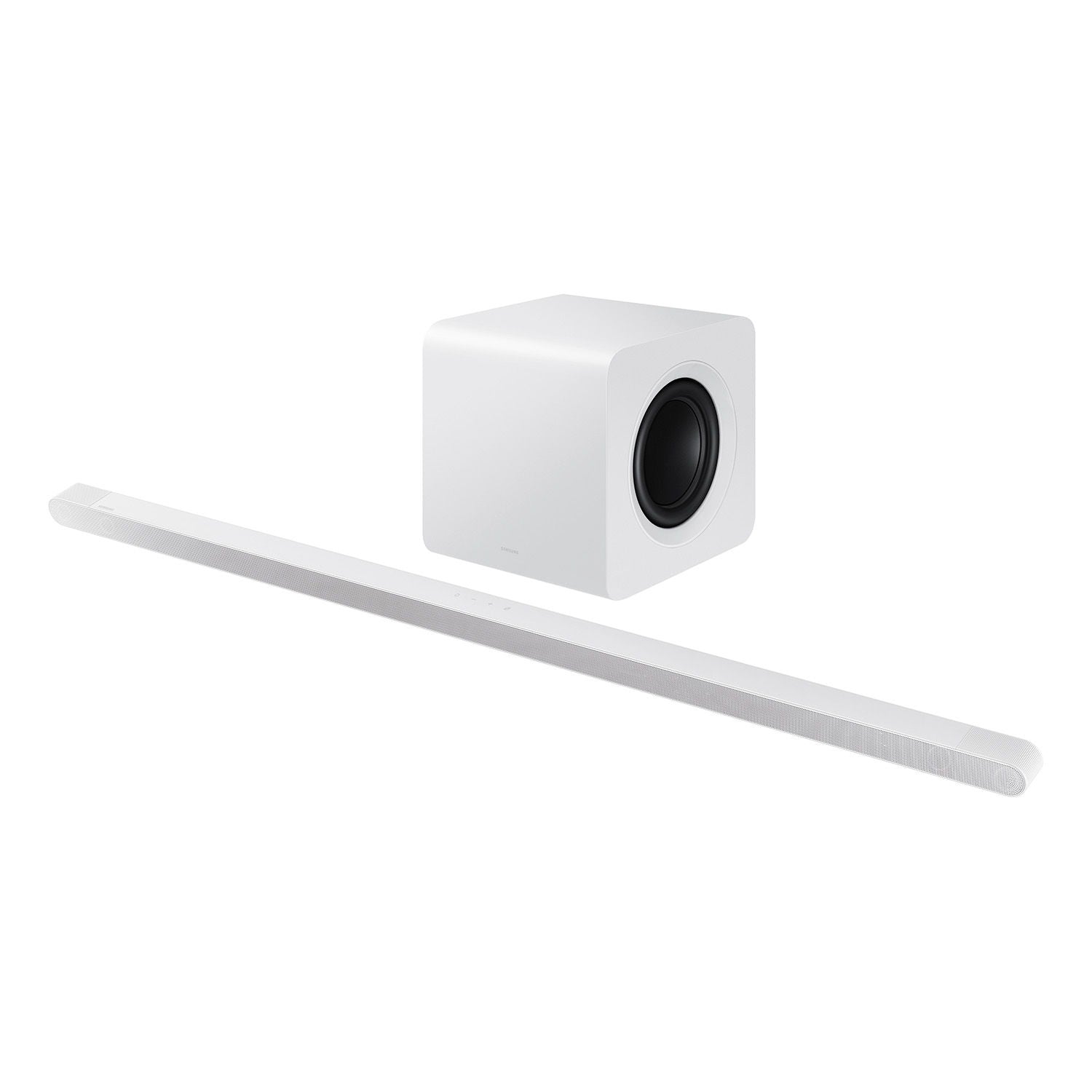 Samsung - 3.1.2 Channel Soundbar With Wireless Sub, Dolby Atmos,330W - White