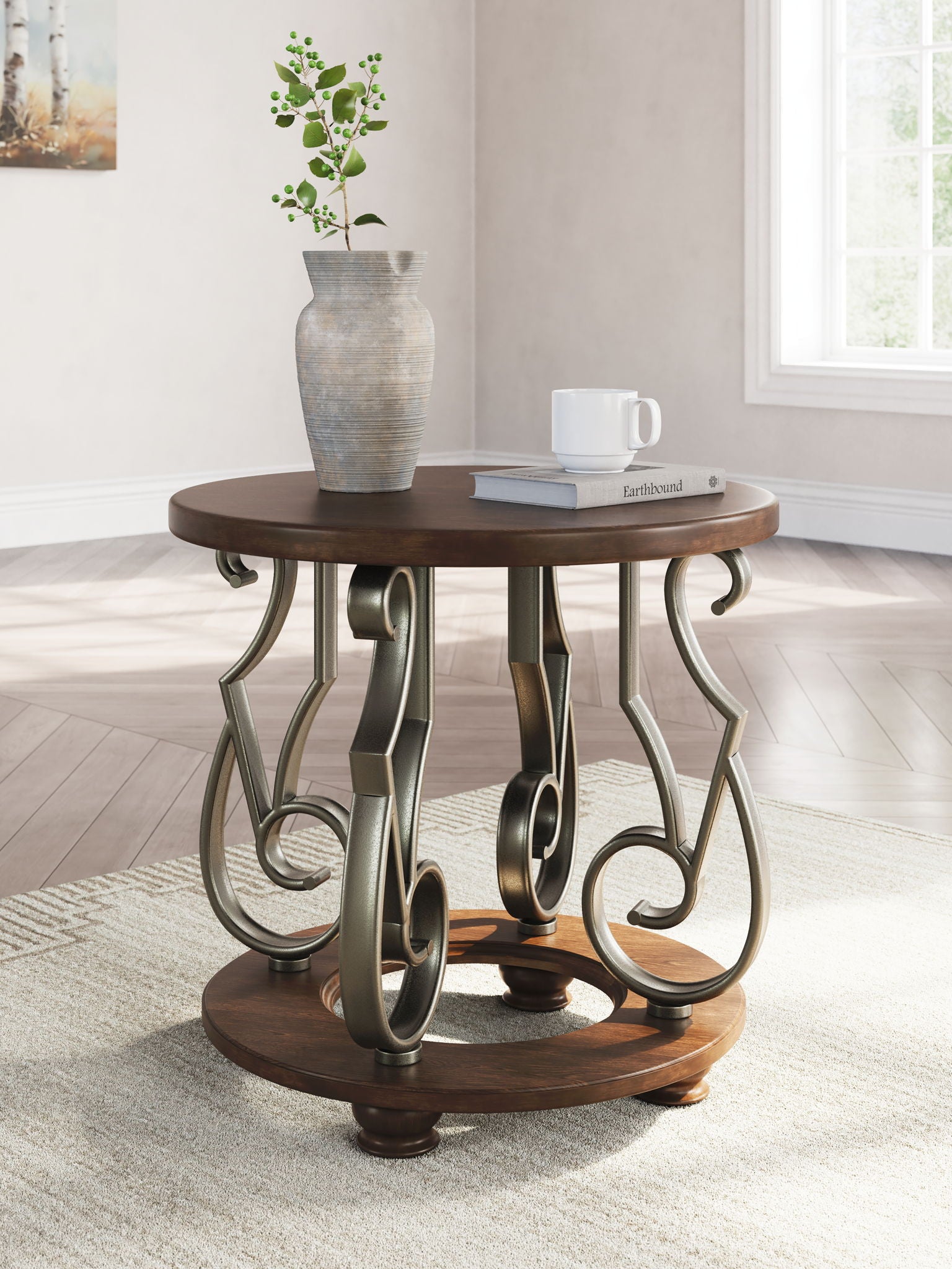 Ashley Furniture Frallyn End Table - Thumbnail 2