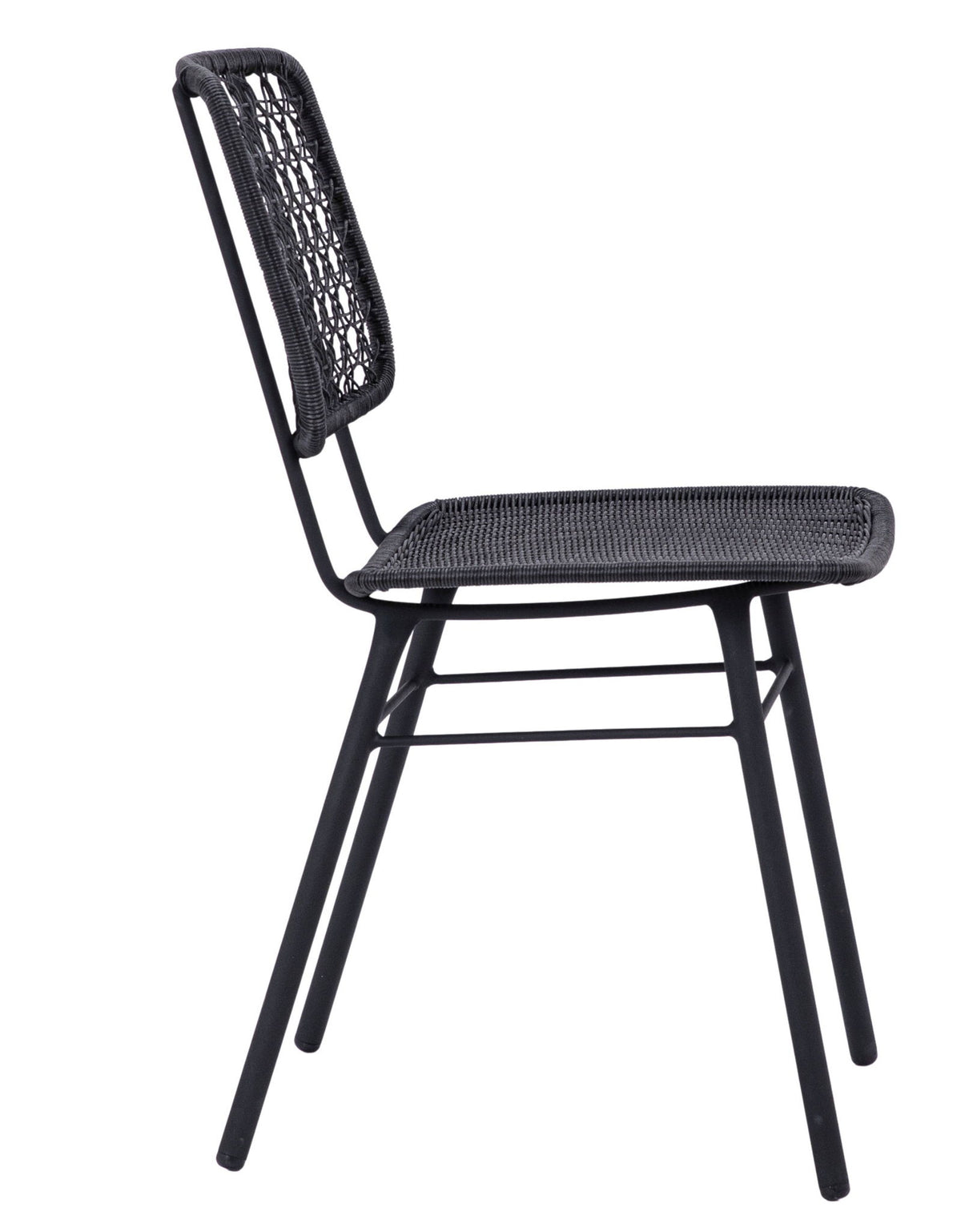 Manalo - Outdoor Dining Chair - Black And Black