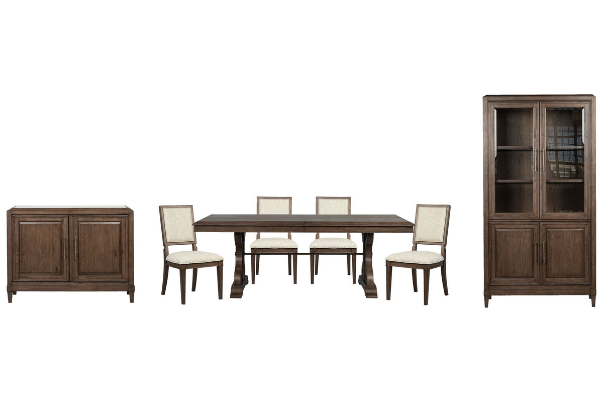 Jubilee - Extendable Trestle Dining Table Set