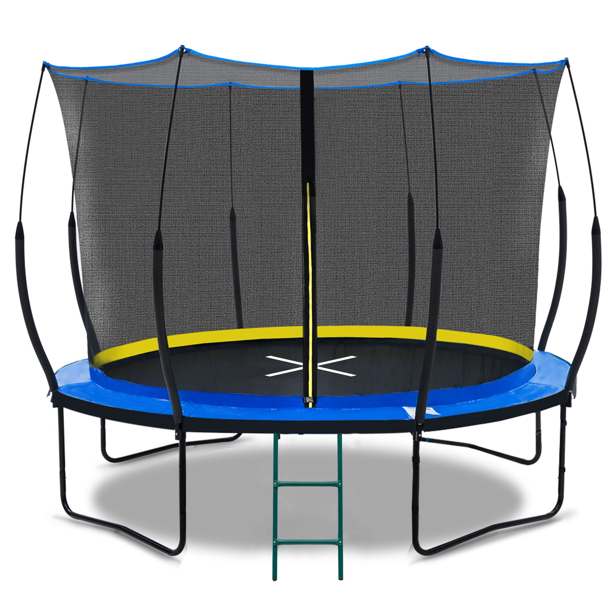10 Ft Trampoline Inner Safety Net Elastic Ropes Version - Blue