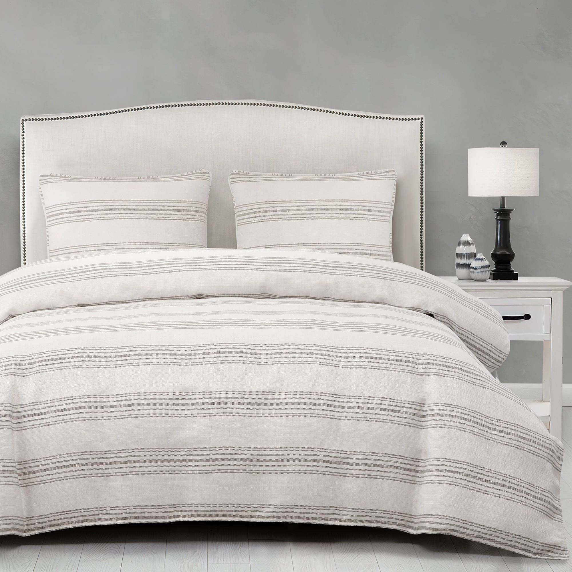 Prescott - Queen Comforter Set (Set of 3) - Taupe