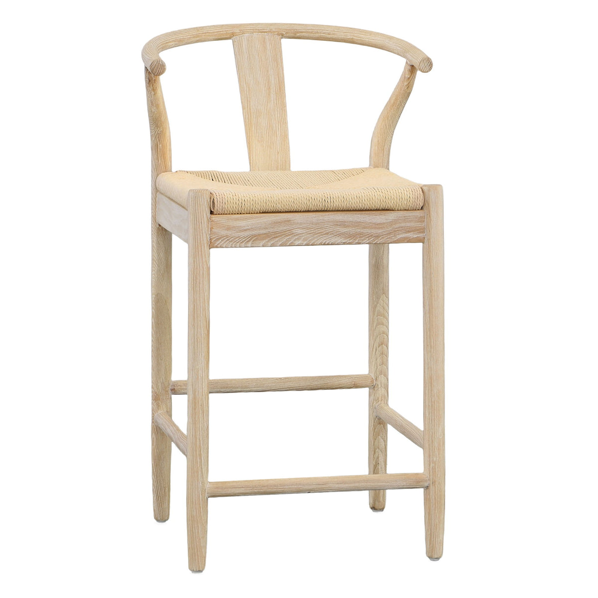 Renault - Counter Stool - Light Bleached Natural