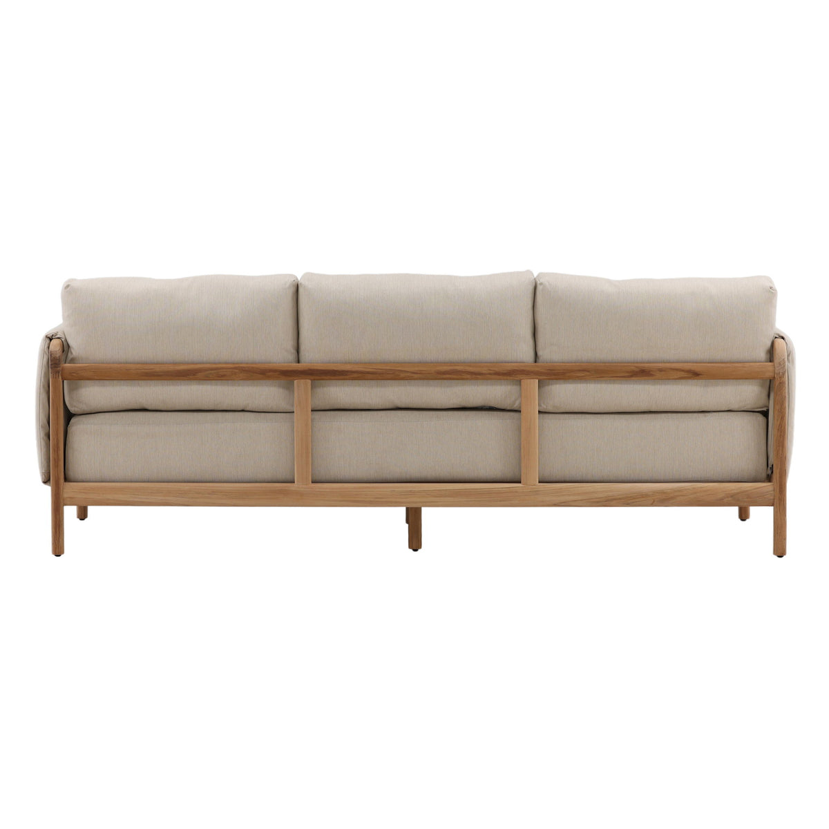 Milburne - Outdoor Sofa - Beige And Natural