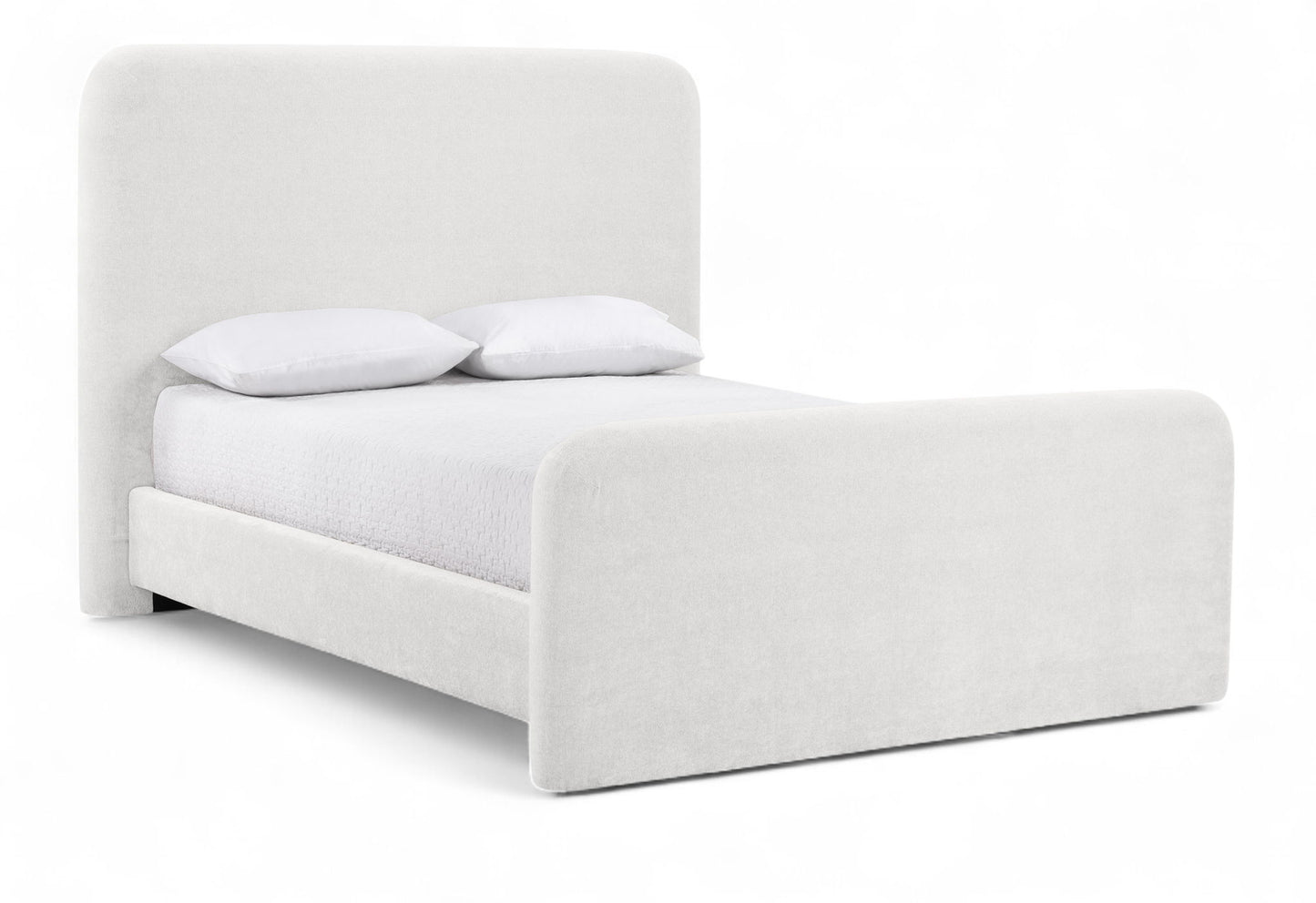 Fira - Chenille Fabric Upholstered Bed