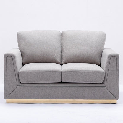 Valin - Loveseat - Gray Linen