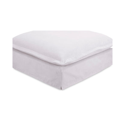 Olivia - Performance Fabric Ottoman - White