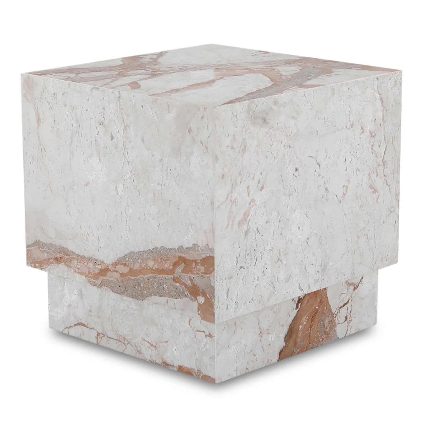 Layla - Side Table - Breccia Marble
