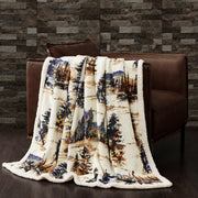 Campfire - Acadia Campfire Sherpa Throw 6 Per Carton - Copper