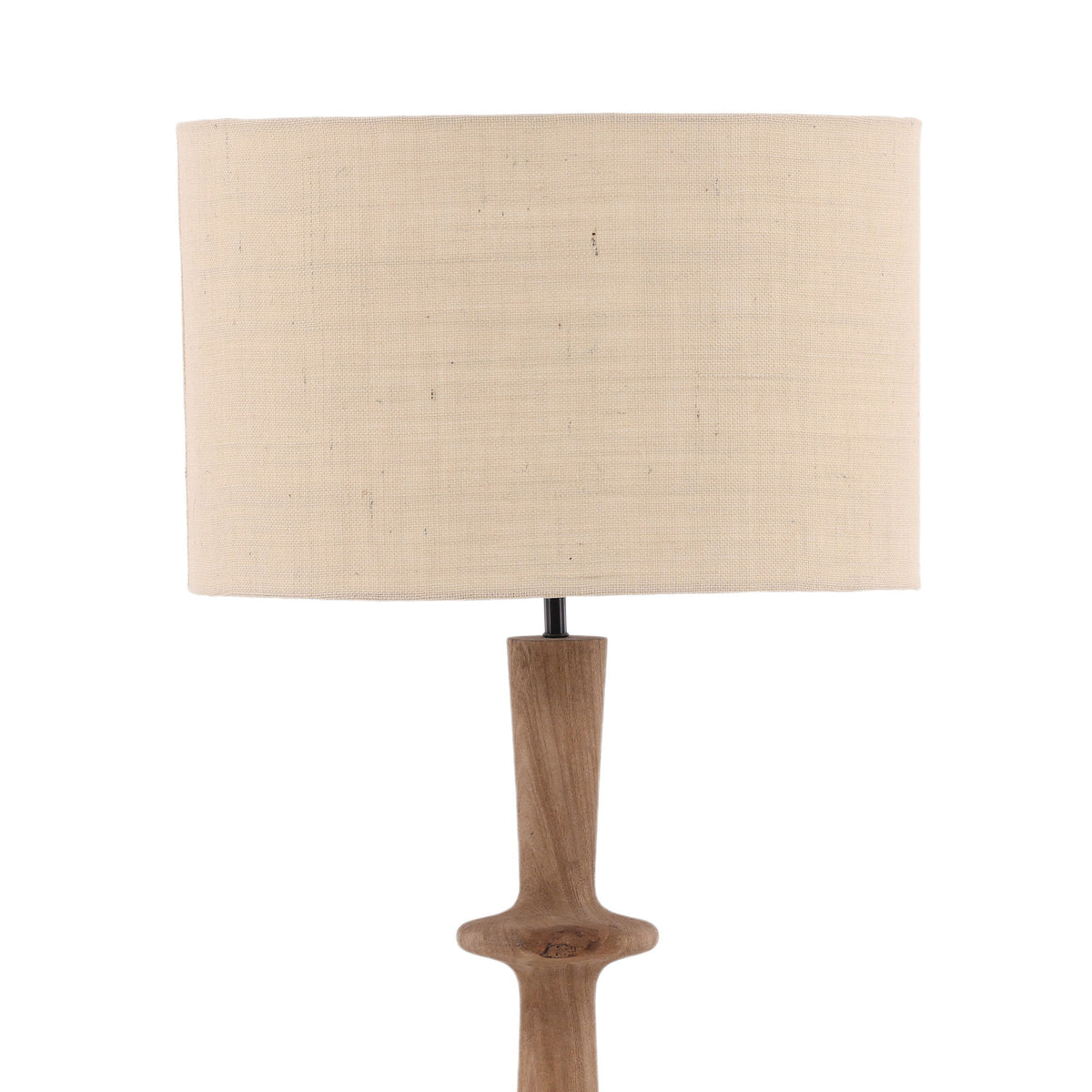 Corrina - Floor Lamp - Dark Natural And Beige