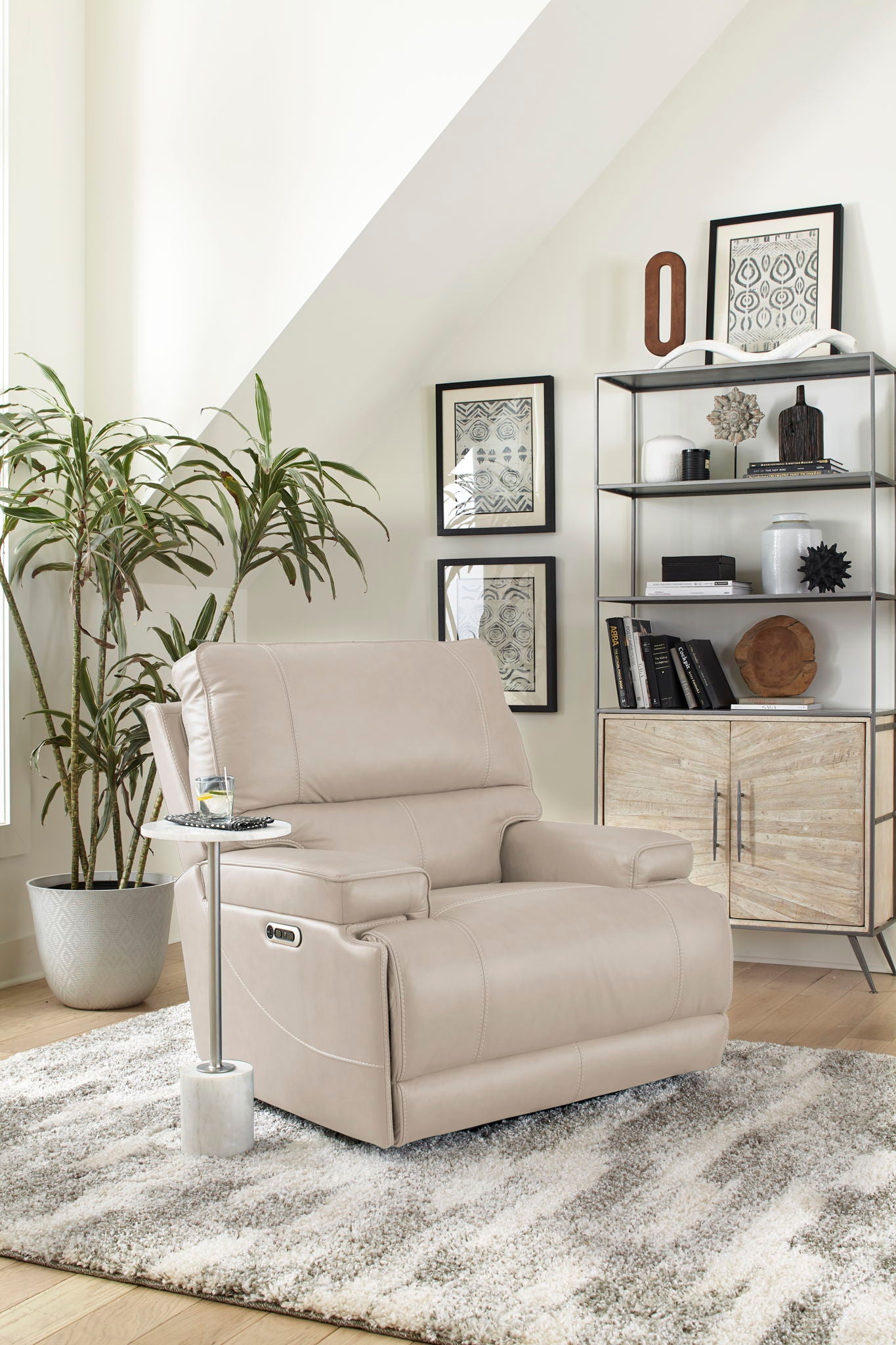 Whitman - Power Cordless Recliner