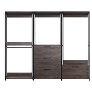 Monica - Walk-In Closet System - Rustic