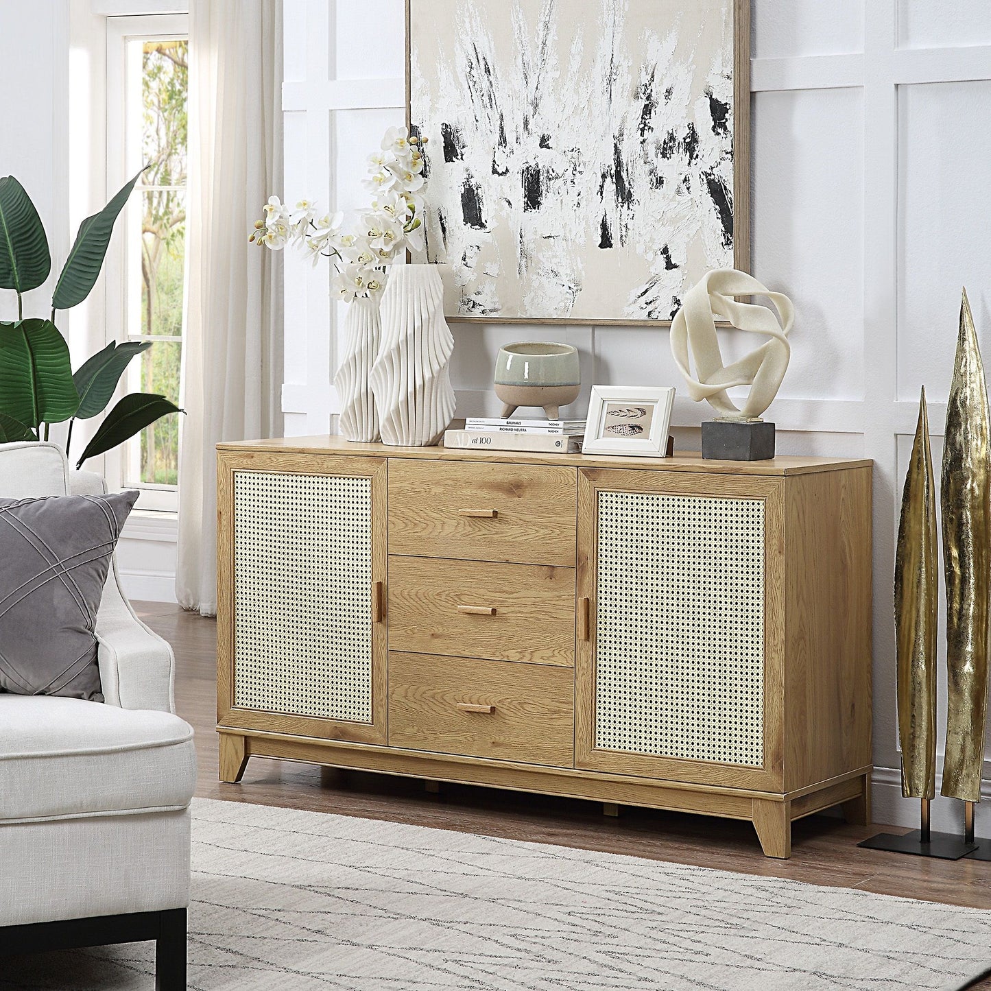 Sheridan - Modern Cane Design Sideboard