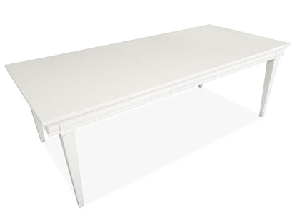 Willowbrook - Extendable Rectangular Dining Table - Egg Shell White