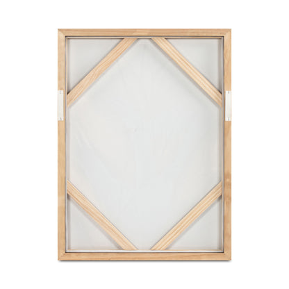 Paradis - Framed Canvas Painting - Blue