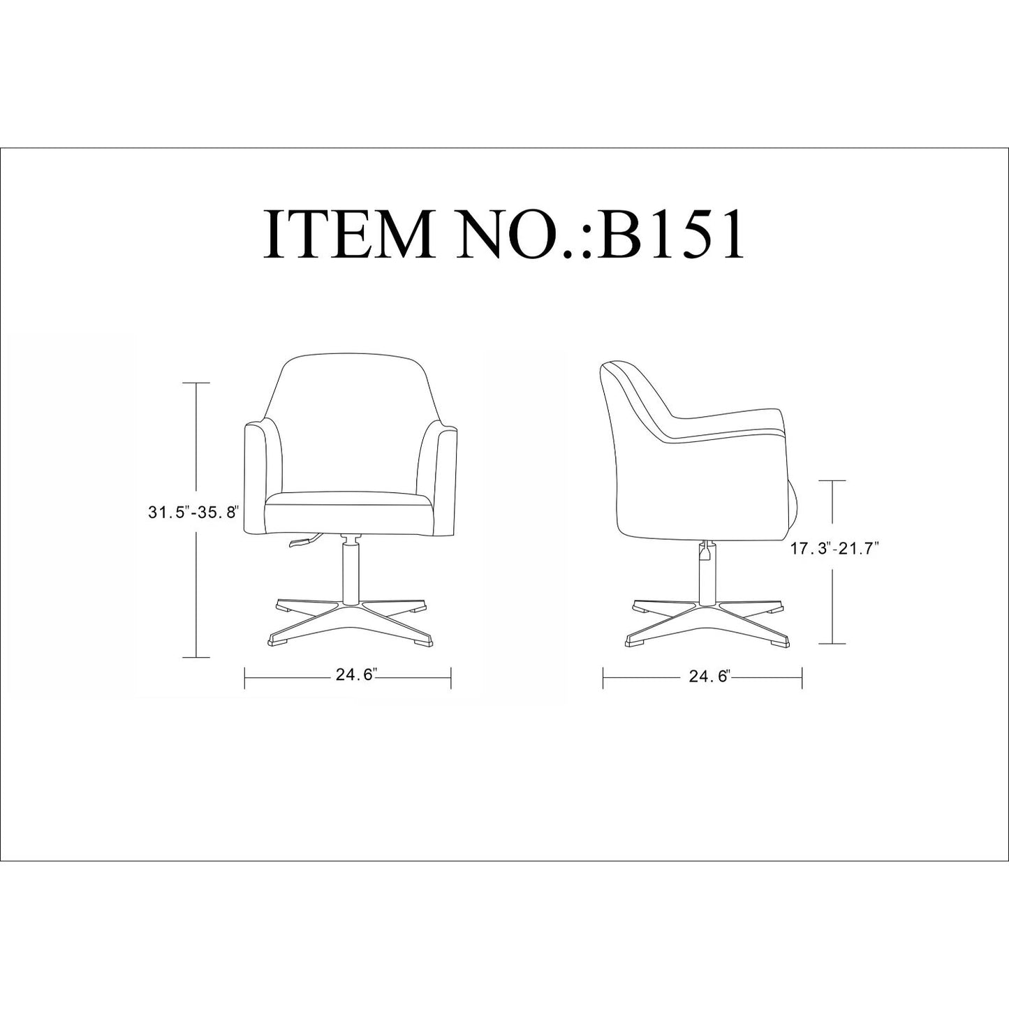 Pelo - Swivel Lounge Chair