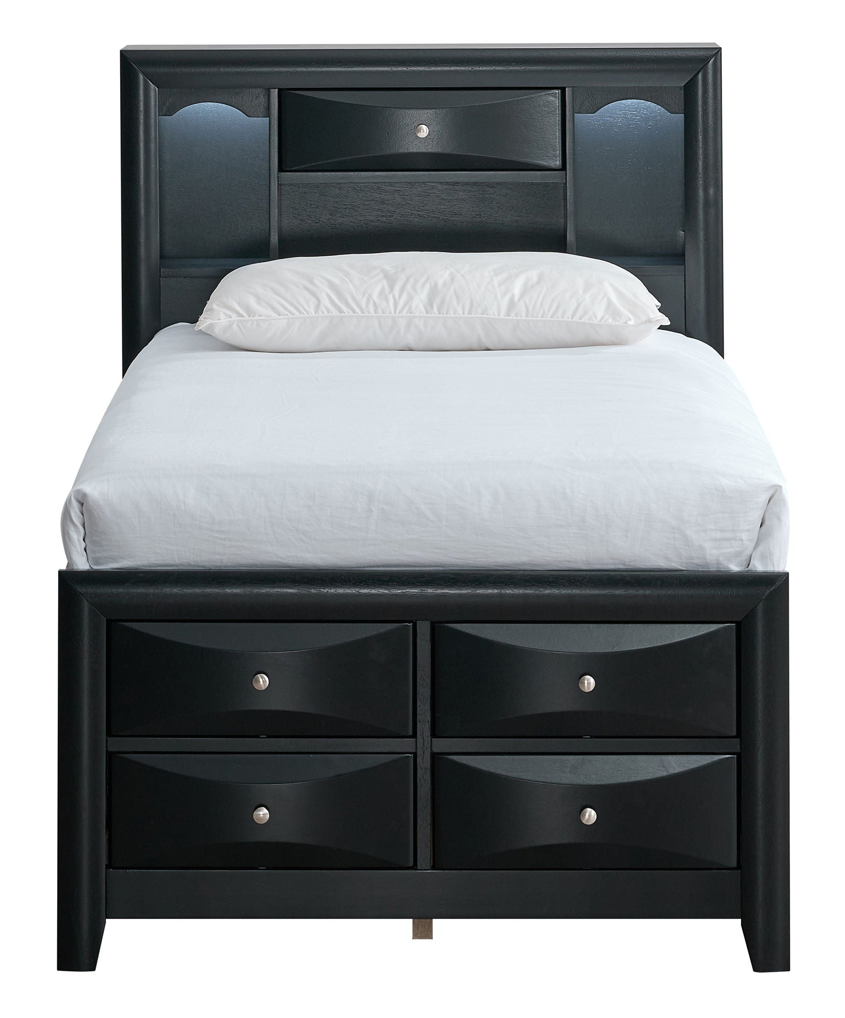 Glory Furniture - Marilla - Storage Bed With Lighting