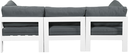 Nizuc - Outdoor Patio Modular Sofa - Grey - Modern & Contemporary