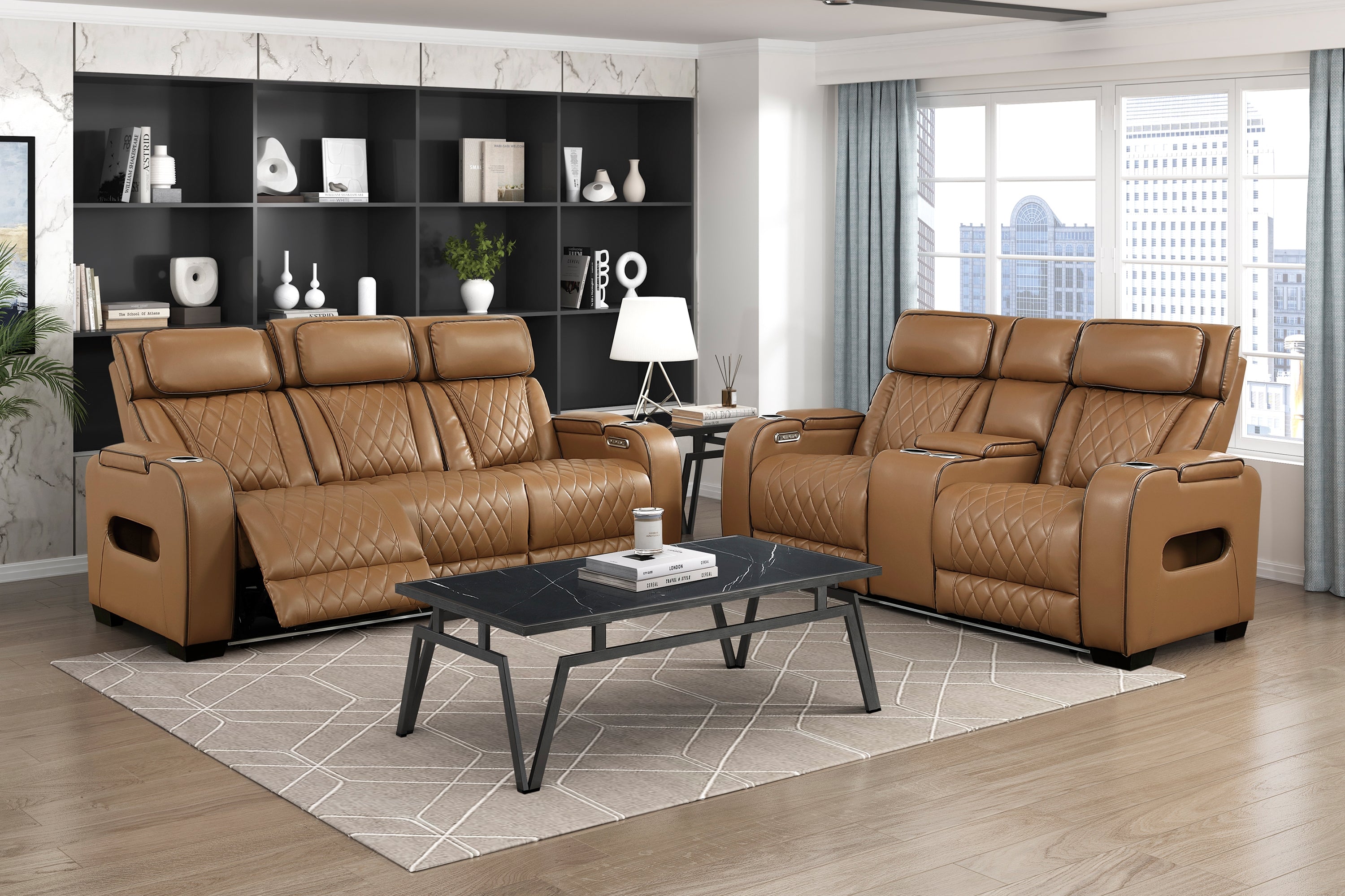 Power Reclining Sofa & Loveseat