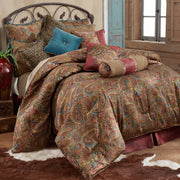 San Angelo - Twin Comforter Set (Set of 3) - Red